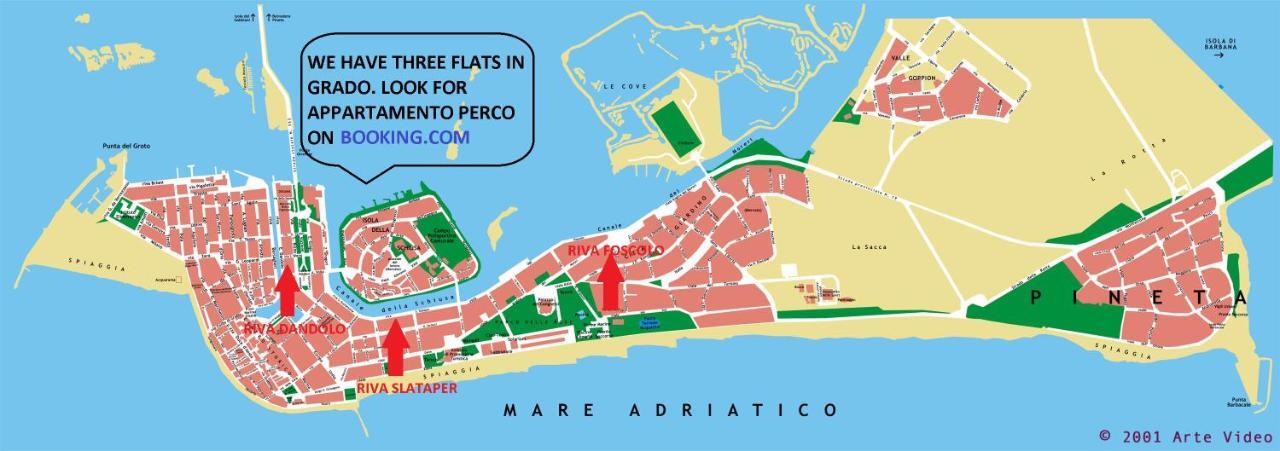 Appartamento Perco Riva Slataper Γκράντο Εξωτερικό φωτογραφία